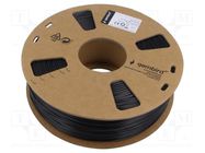 Filament: ASA; 1.75mm; black; 230÷250°C; 1kg; Table temp: 80÷120°C GEMBIRD