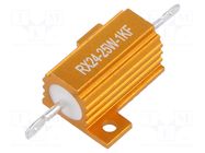 Resistor: wire-wound; with heatsink; 1kΩ; 25W; ±1%; 30ppm/°C SR PASSIVES