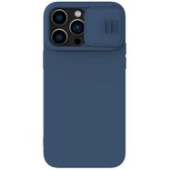 Nillkin CamShield Silky Silicone Case iPhone 14 Pro Case with Camera Protector Blue, Nillkin