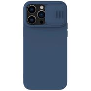 Nillkin CamShield Silky Silicone Case iPhone 14 Pro Max Silicone Cover with Camera Protector Blue, Nillkin