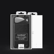 Nillkin CamShield Leather S Case iPhone 14 Plus case with camera cover black, Nillkin
