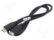 Accessories: connection cable; black; 1m; HDMI plug,both sides RASPBERRY PI