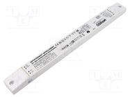 Power supply: switching; LED; 80W; 24VDC; 220÷240VAC; IP20; 93% ams OSRAM