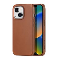 Dux Ducis Naples case for iPhone 14 magnetic leather case MagSafe brown, Dux Ducis