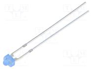 LED; 1.8mm; blue; blinking; 150÷220mcd; 30°; 3÷5V; 20mA; Dim: 3.3x3mm 