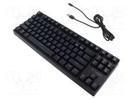 Keyboard; black; USB A,USB C; Features: mechanical keyboard,RGB SAVIO