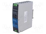 Power supply: switching; for DIN rail; 75W; 12VDC; 6.3A; OUT: 1 YINGJIAO