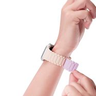 Dux Ducis Strap (Armor Version) Apple Watch Ultra, SE, 9, 8, 7, 6, 5, 4, 3, 2, 1 (49, 45, 44, 42 mm) Silicone Magnetic Band Bracelet Pink Purple, Dux Ducis