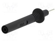 Measuring tip; 36A; black; Tip diameter: 2mm; Socket size: 4mm ELECTRO-PJP