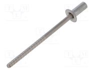 Rivet; A2 stainless steel; Rivet diam: 3.2mm; L.rivet: 8.5mm BOSSARD