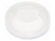Cover; IP68; transparent; Ø16x5.8mm; GQ12-AH ONPOW