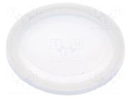 Cover; IP68; transparent; Ø23.6x3mm; GQ19F,LAS1GQF,ONPOW6119F ONPOW