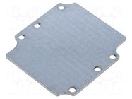 Mounting plate; galvanised steel; EUROMAS BOPLA