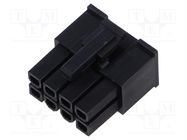 Connector: wire-wire/PCB; plug; female; Mini-Fit Jr; 4.2mm; PIN: 8 