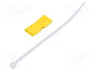 Markers; white; markers,markers for cables and wires; 10pcs. PARTEX