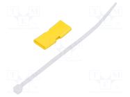 Markers; white; markers,markers for cables and wires; 10pcs. PARTEX