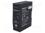 Power supply: switching; for DIN rail; 120W; 12VDC; 10A; 85÷264VAC WEIDMÜLLER