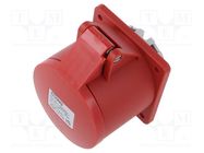 Connector: AC supply; socket; female; 32A; IEC 60309; IP44; PIN: 5 TAIZHOU BAOLUDA ELECTRIC