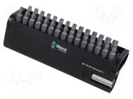 Kit: screwdriver bits; Torx®; 25mm; Mounting: 1/4" (C6,3mm) WERA