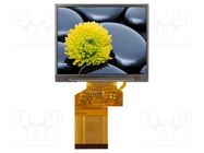 Display: TFT; 3.5"; 320x240; Illumin: LED; Dim: 76.84x63.84x3.27mm RAYSTAR OPTRONICS