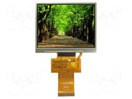 Display: TFT; 3.5"; 320x240; Illumin: LED; Dim: 76.84x63.84x3.27mm RAYSTAR OPTRONICS