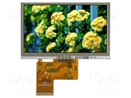 Display: TFT; 4.3"; 480x272; Illumin: LED; Dim: 105.5x67.2x4.05mm RAYSTAR OPTRONICS