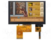 Display: TFT; 5"; 800x480; Illumin: LED; Dim: 120.7x75.8x4.475mm RAYSTAR OPTRONICS