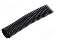 Protective tube; polyetylene; black; L: 30.5m; Øint: 23.2mm; UL94HB PANDUIT