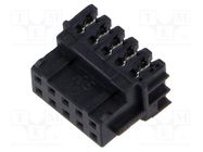 Connector: wire-wire/PCB; plug; female; PIN: 10; DF11; Pitch: 2mm HIROSE