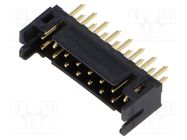 Connector: PCB-cable/PCB; socket; male; PIN: 16; DF11; Pitch: 2mm HIROSE