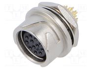 Connector: circular; LF; soldering; PIN: 12; socket; female; 2A HIROSE