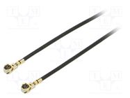 Cable; U.FL female,both sides; 0.3m; Type: angled HIROSE