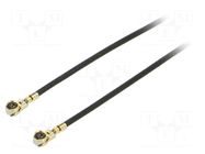 Cable; Colour: grey; Len: 0.3m; Wire dia: 28.7mm; Type: angled HIROSE