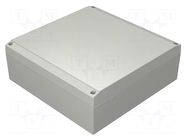 Enclosure: multipurpose; X: 200mm; Y: 200mm; Z: 72mm; Aluform; IP66 ROSE