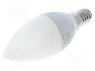 LED lamp; warm white; E14; 220/240VAC; 470lm; P: 4.5W; 180°; 3000K V-TAC