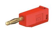 PLUG, 2MM, RED, PK5