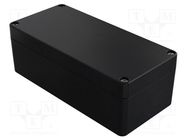 Enclosure: multipurpose; X: 75mm; Y: 160mm; Z: 56mm; polyester; black ROSE