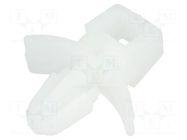 Holder; push-in; polyamide; Panel thick: 0.8÷2mm; Cutout: Ø4.8mm ESSENTRA