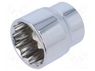 Socket; 12-angles,socket spanner; 1 1/4"; Socket size-inch: 1/2" IRIMO