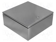 Enclosure: wall mounting; X: 380mm; Y: 380mm; Z: 167mm; IP66; IK09 ROSE