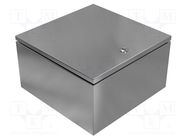 Enclosure: wall mounting; X: 380mm; Y: 380mm; Z: 217mm; IP66; IK09 ROSE