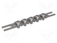 Earthing rail; W: 12mm; L: 108mm ROSE