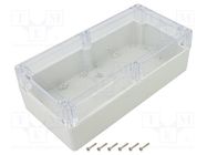 Enclosure: multipurpose; X: 120mm; Y: 240mm; Z: 75mm; ZP; ABS; gasket KRADEX