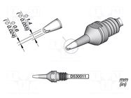 Tip: for desoldering irons; 1.4x0.6mm JBC TOOLS