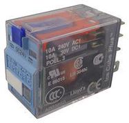 RELAY, DPDT, 250VAC, 30VDC, 10A