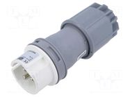 Connector: AC supply; plug; male; 16A; IEC 60309; IP44; PIN: 3 PCE