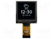 Display: OLED; graphical; 1.5"; 128x128; Dim: 33.8x36.5x2.01mm RAYSTAR OPTRONICS