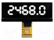 Display: OLED; graphical; 2.23"; 128x32; Dim: 62x24x2.17mm; white RAYSTAR OPTRONICS