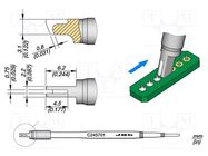 Tip; special; 0.75mm; for  soldering iron,for soldering station JBC TOOLS