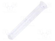 Fiber for LED; round; Ø1.3mm; Front: flat; straight BIVAR